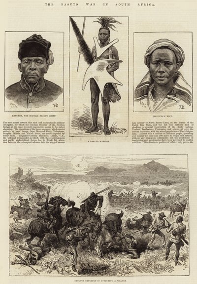 La Guerre des Basutos en Afrique du Sud - Frank Dadd